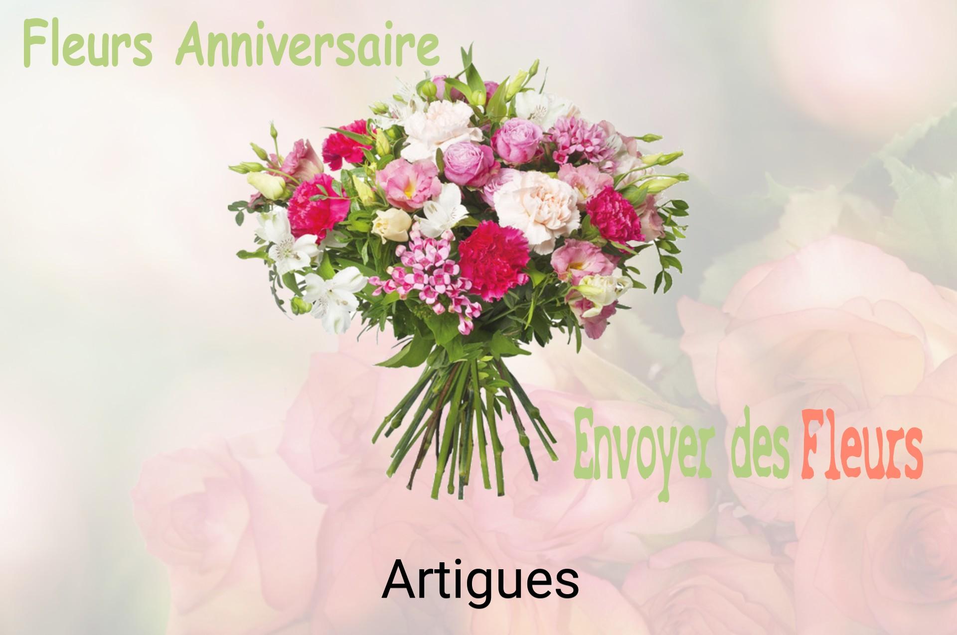 Bouquet de fleurs d’anniversaire livré à Artigues